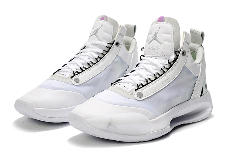 2020 Air Jordan 34 Low All White - Click Image to Close